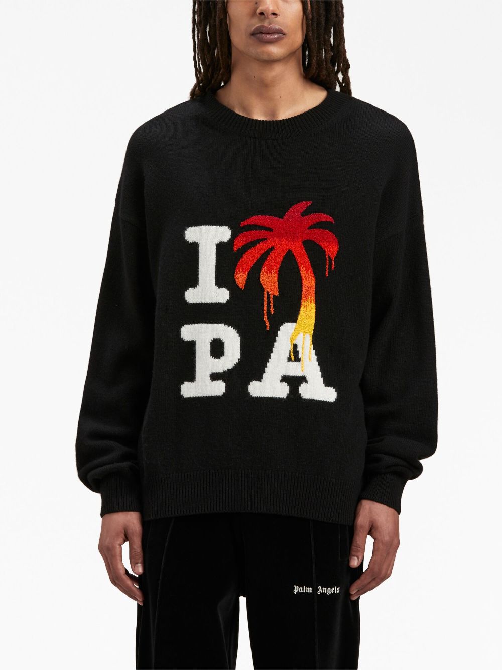 Palm Angels Men's I Love Pa Sweater