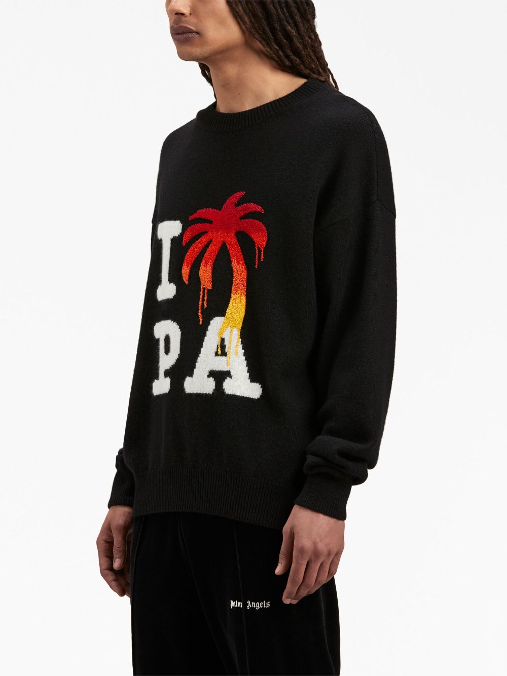Palm Angels Men's I Love Pa Sweater