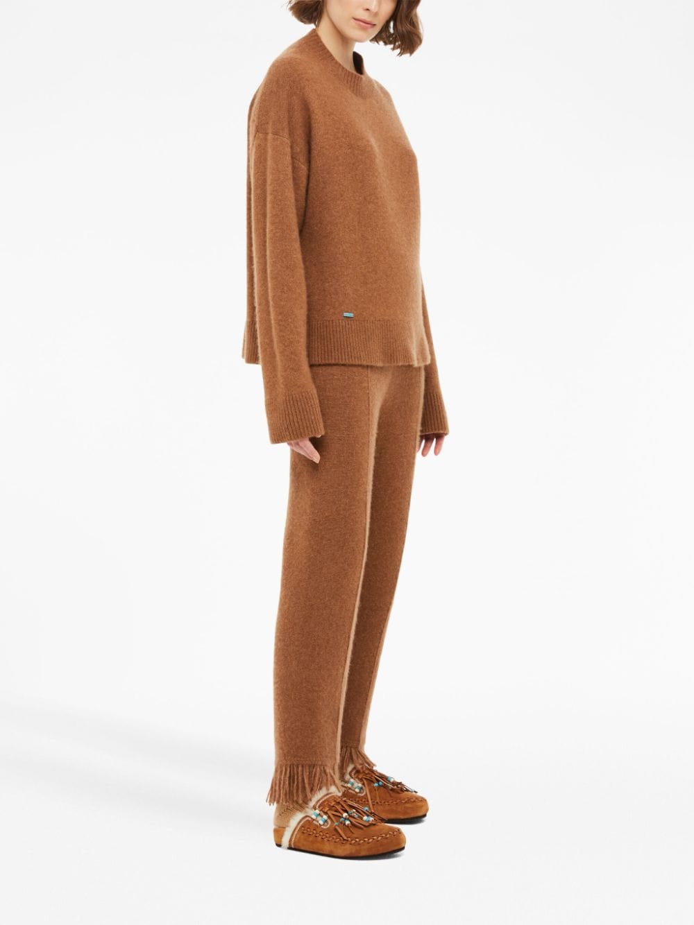 Alanui Women's Cashmere And Silk Blend Trousers