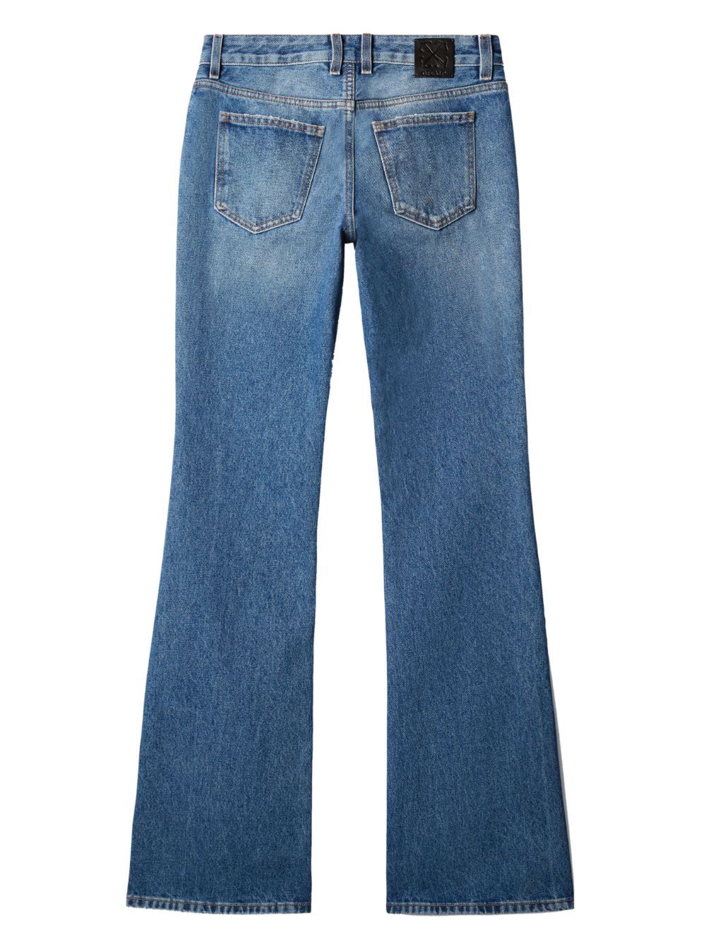 Off White Women's Mid-Rise Flared Jeans