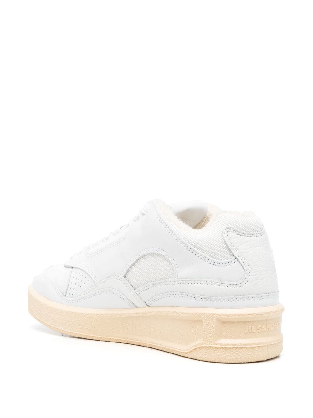 Jil Sander Women's Panelled Low-Top Leather Sneakers