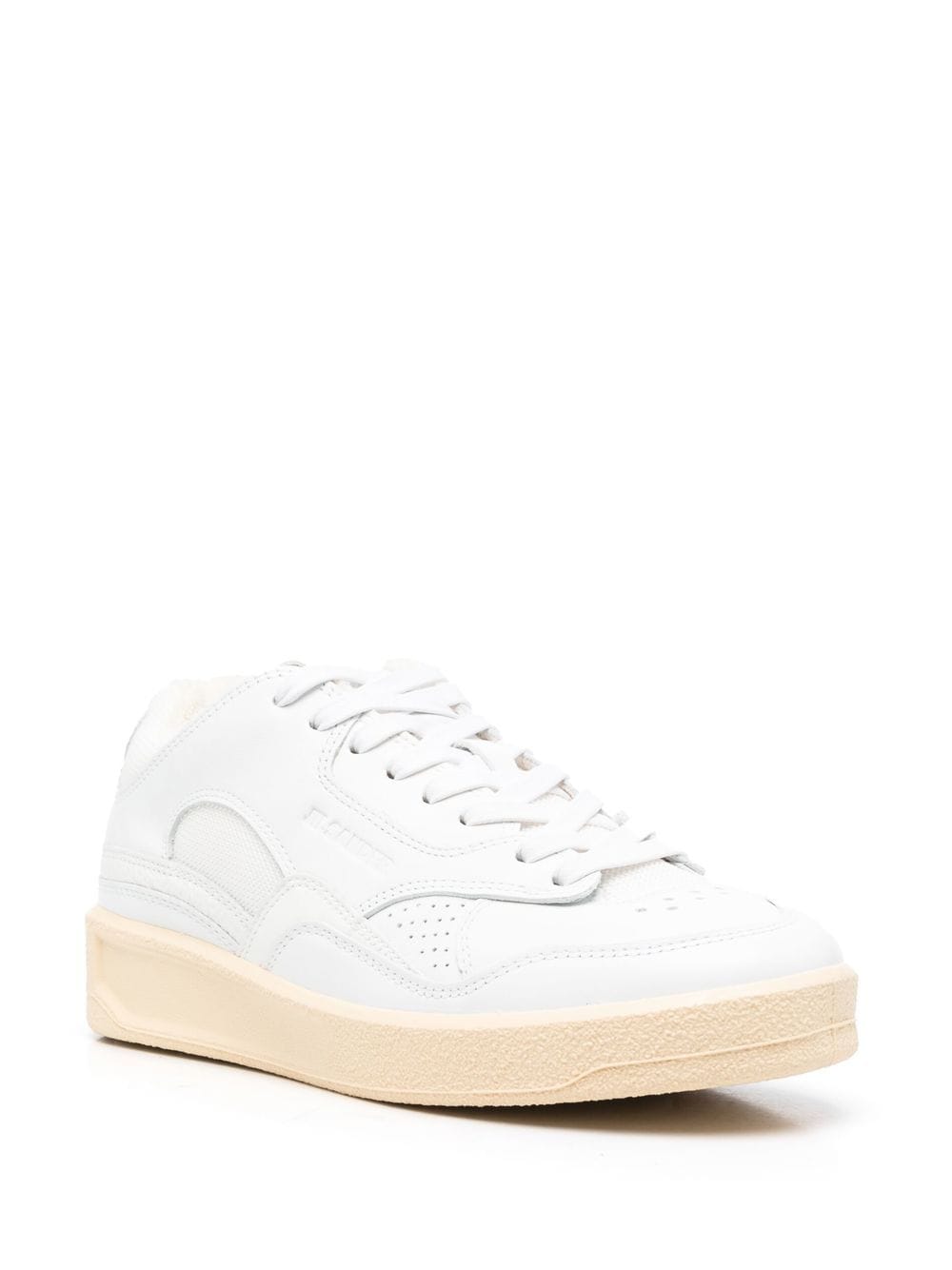Jil Sander Women's Panelled Low-Top Leather Sneakers