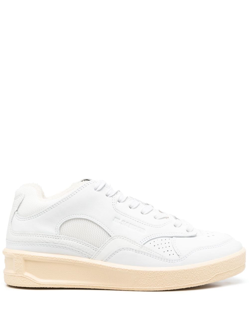 Jil Sander Women's Panelled Low-Top Leather Sneakers