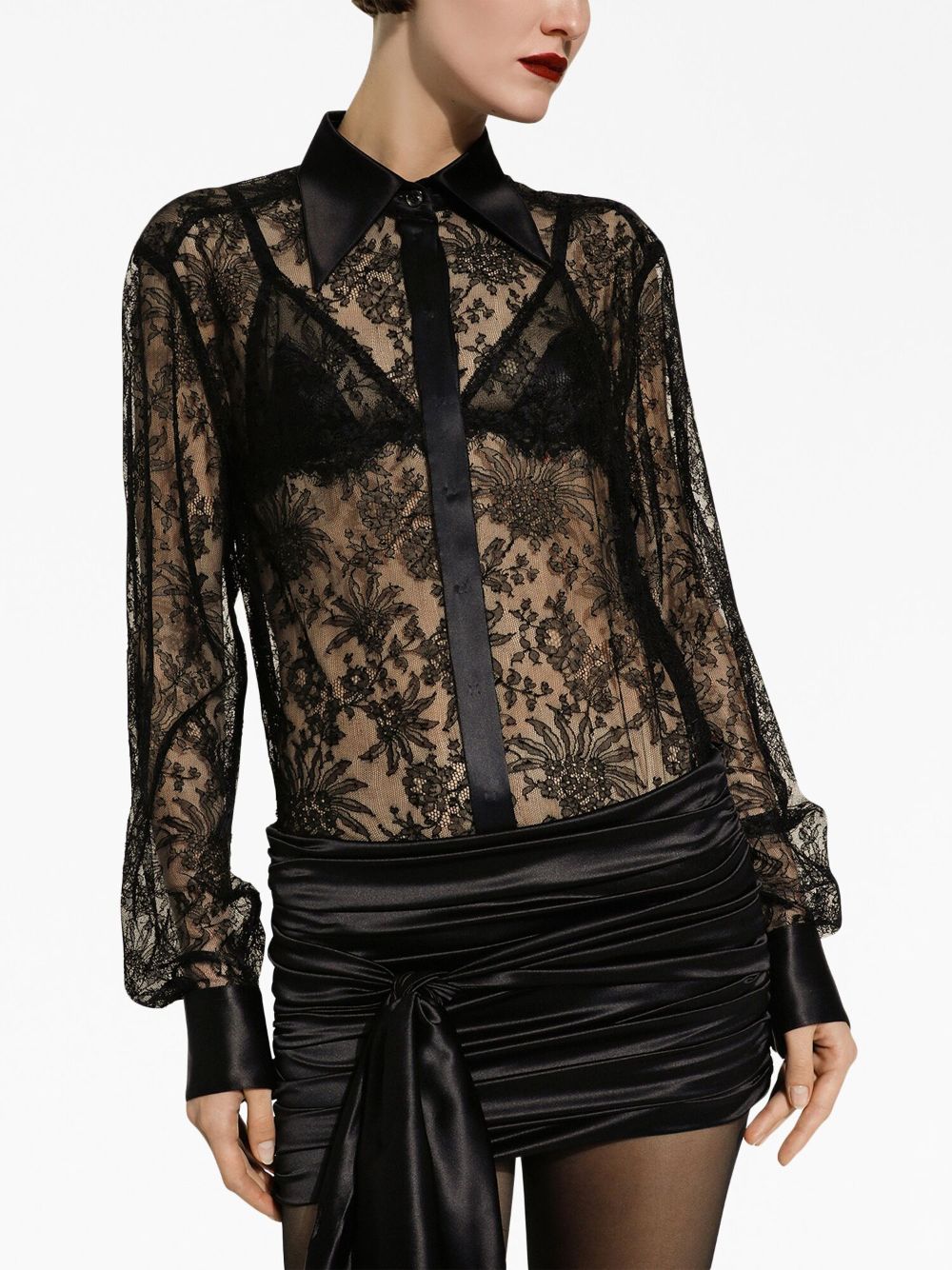 Dolce & Gabbana Women's Semi-Transparent Shirt