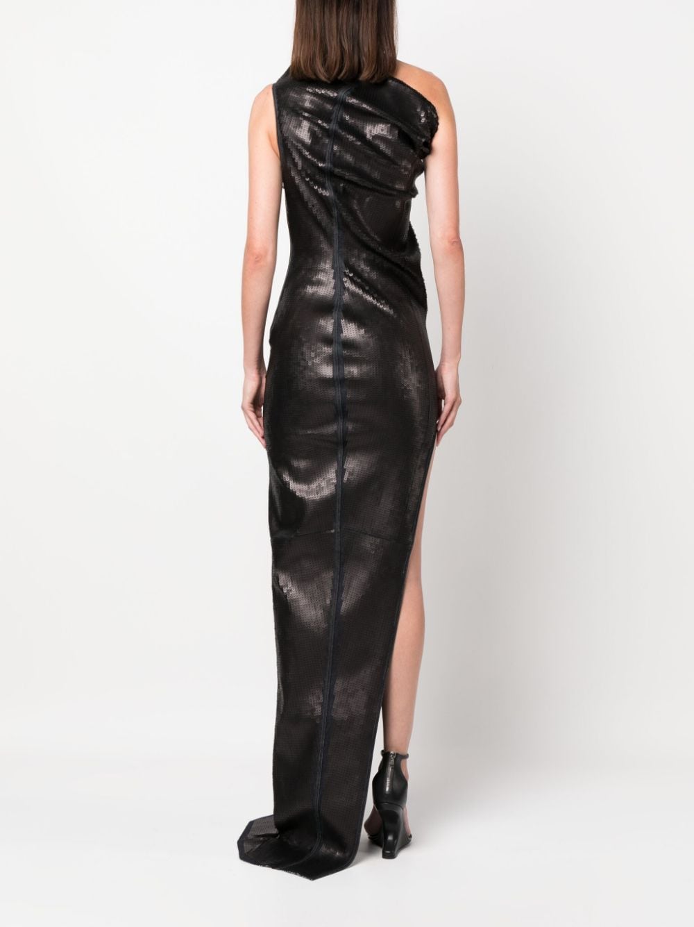 Rick Owens Women's Embroidered Denim Long Dress