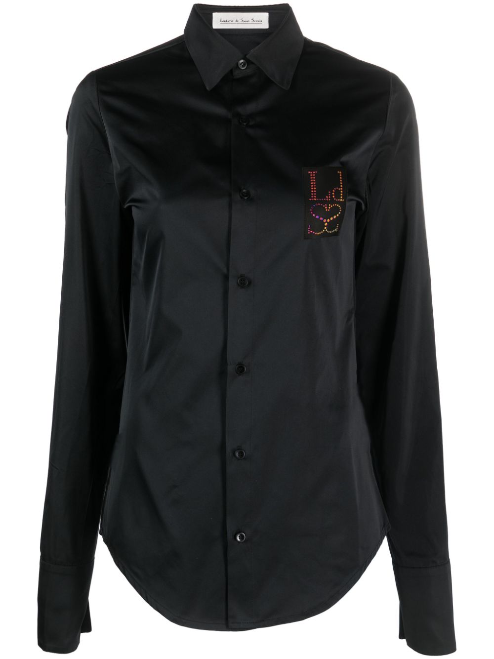 Ludovic De Saint Sernin Women's Logo Denim Shirt