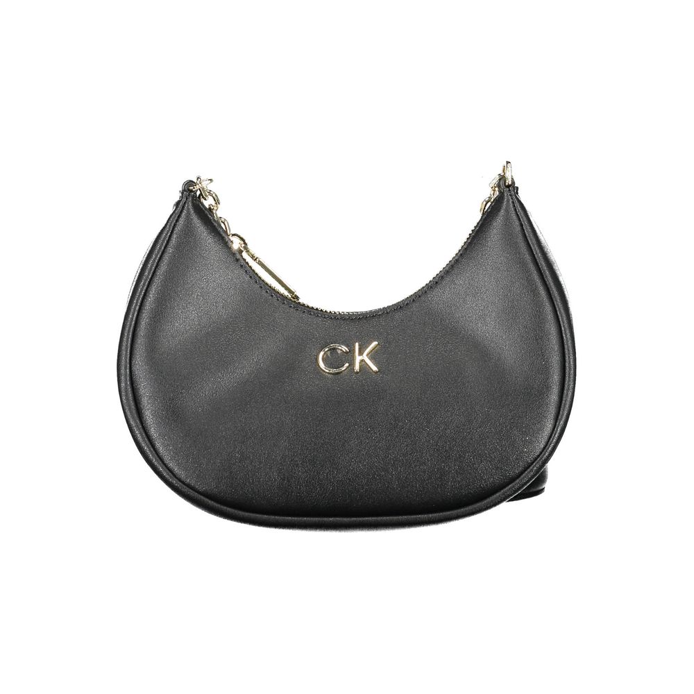 Calvin Klein Black Polyester Women Shoulder Women's Bag
