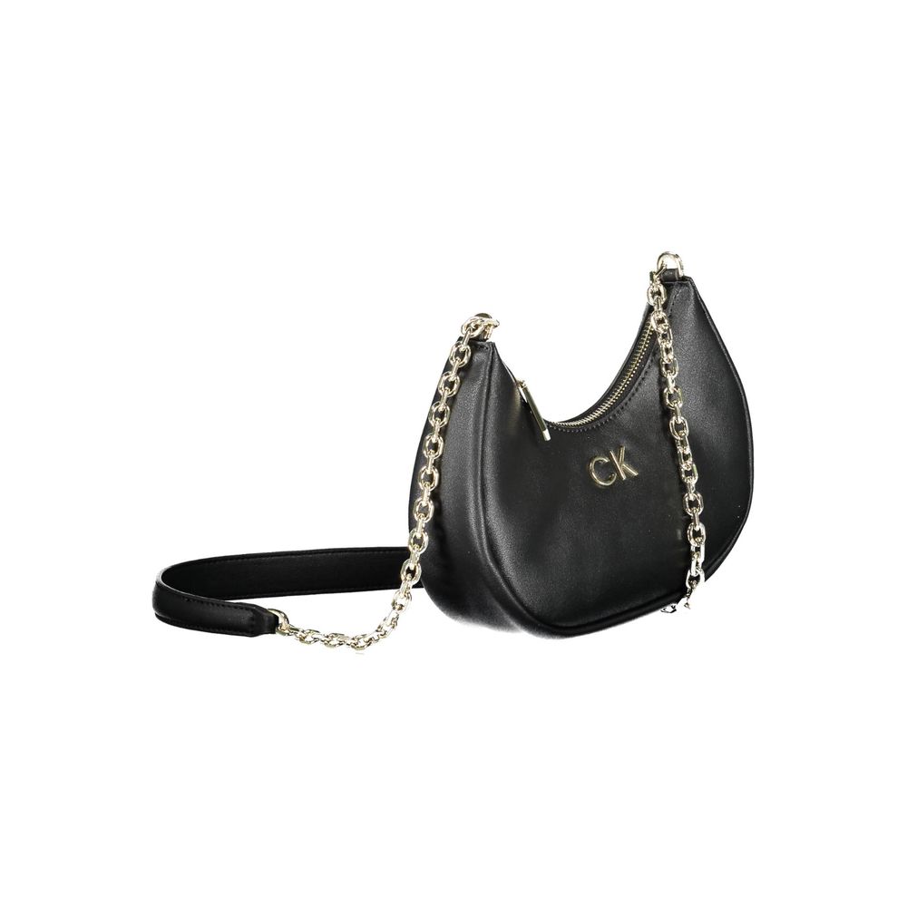 Calvin Klein Black Polyester Women Shoulder Women's Bag