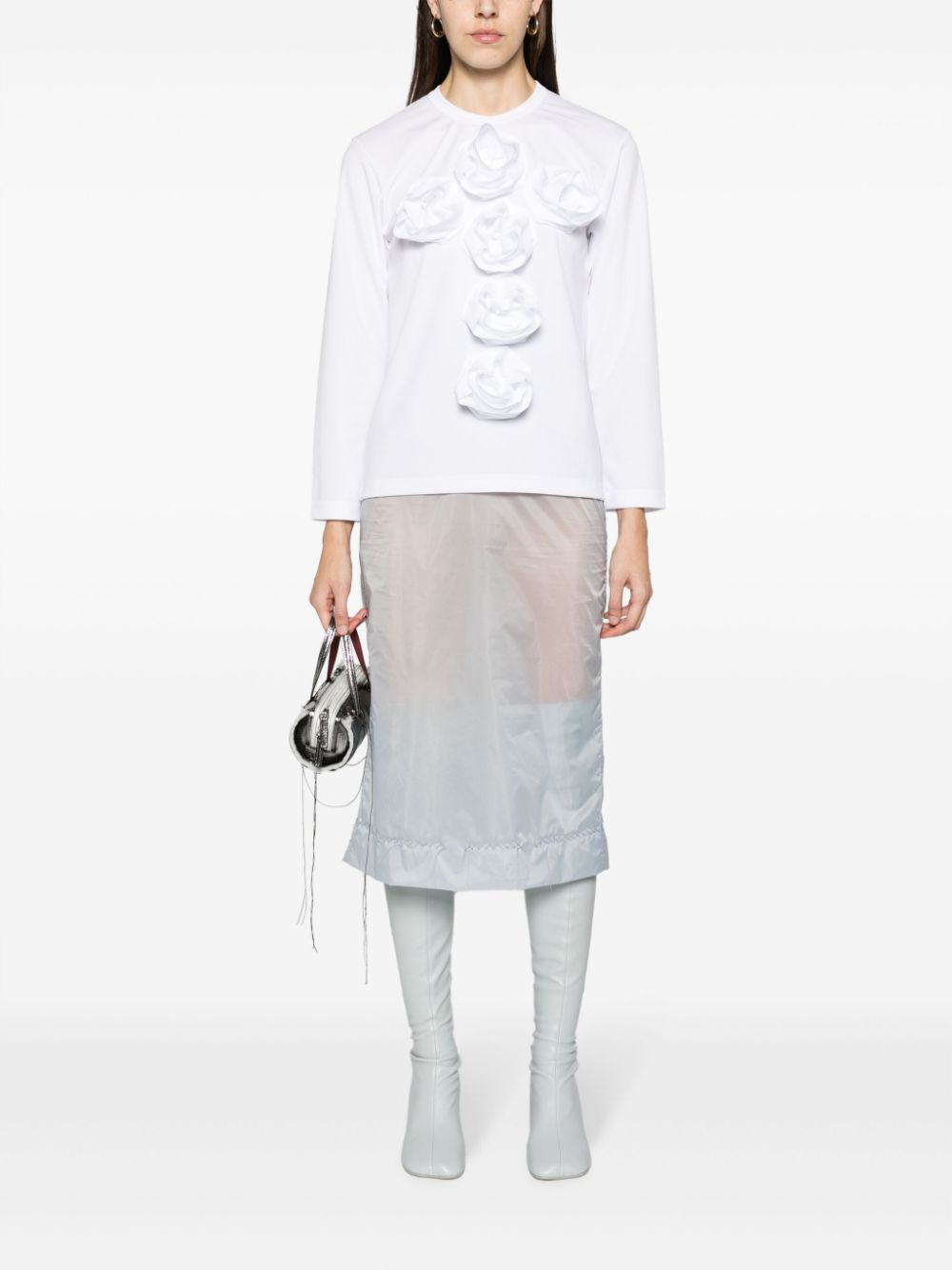 Maison Margiela Women's Skirts Clear Blue