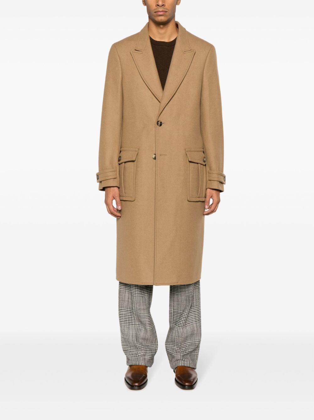 Etro Men's Single-Breasted Wool-Blend Coat