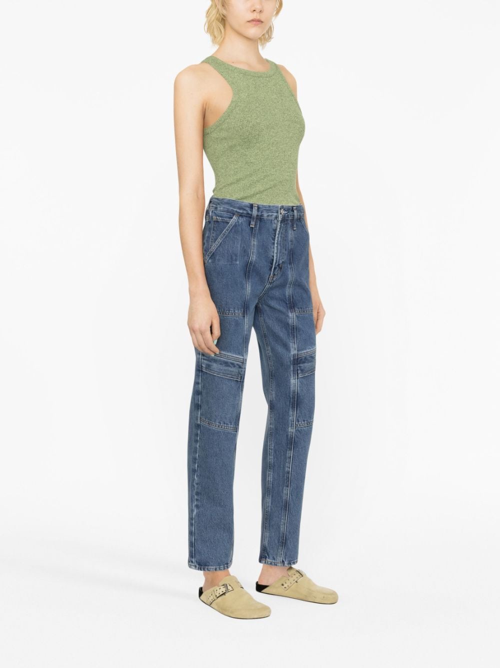 Agolde Pre Women's Cargo Straight-Leg Jeans