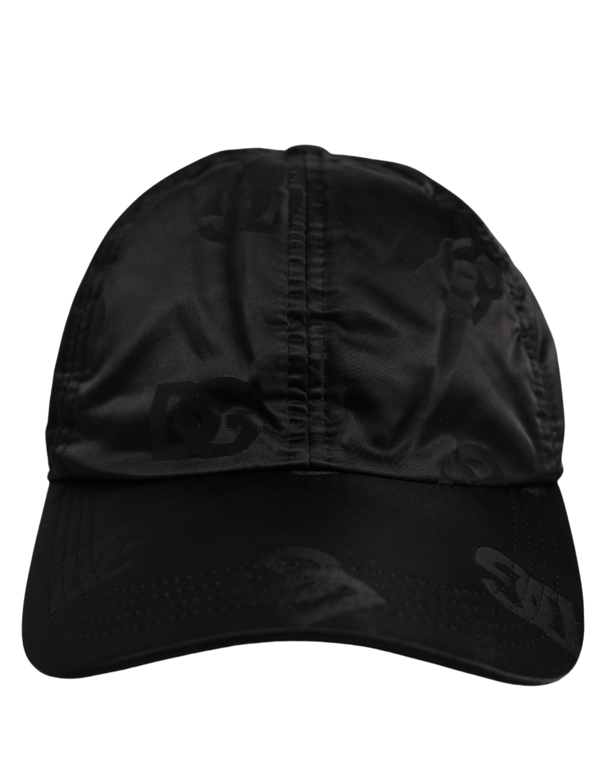 Dolce & Gabbana Men Black DG Monogram Baseball Capello Men's Hat