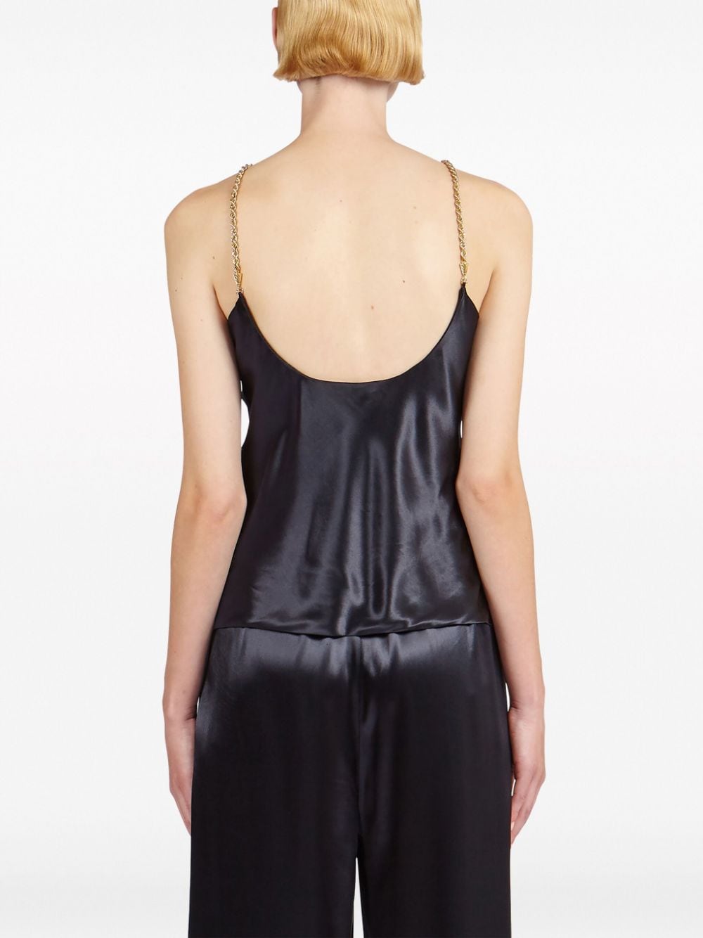 Ferragamo Women's Satin Sleeveless Top