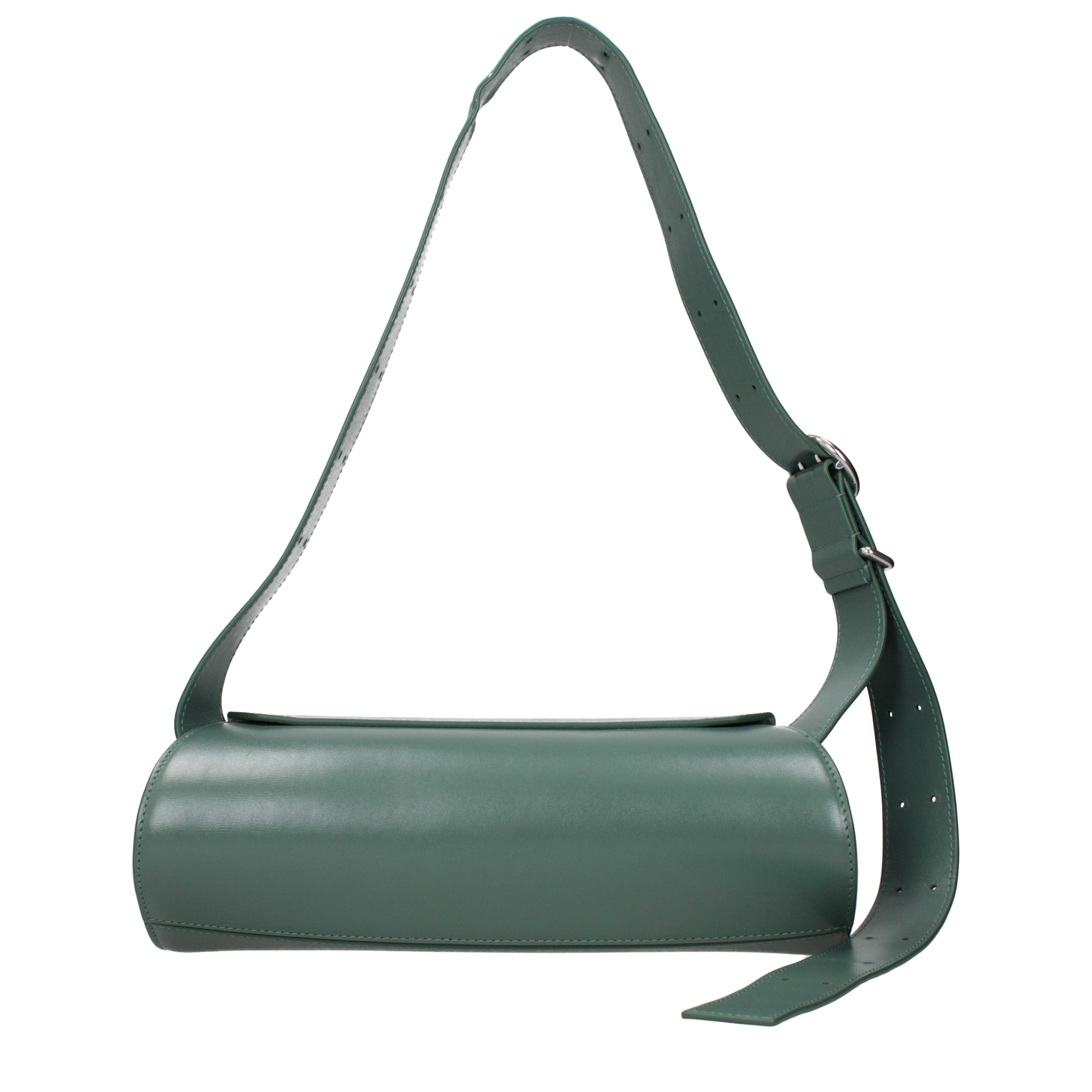 Jil Sander Green Leather Crossbody Women's Bag