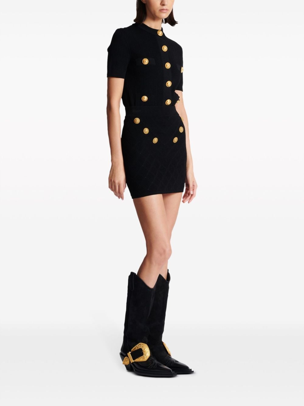 Balmain Women's Skirts Black