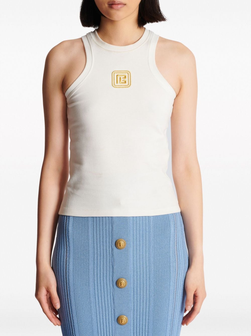 Balmain Women's Top Beige