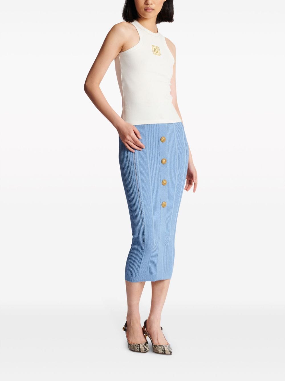 Balmain Women's Top Beige