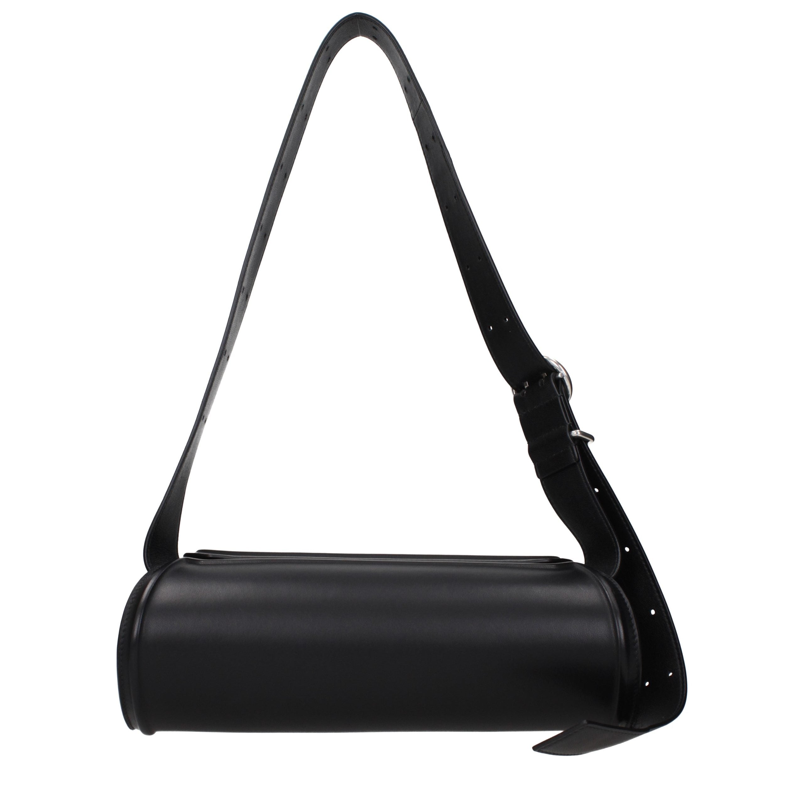 Jil Sander Black Leather Crossbody Women's Bag
