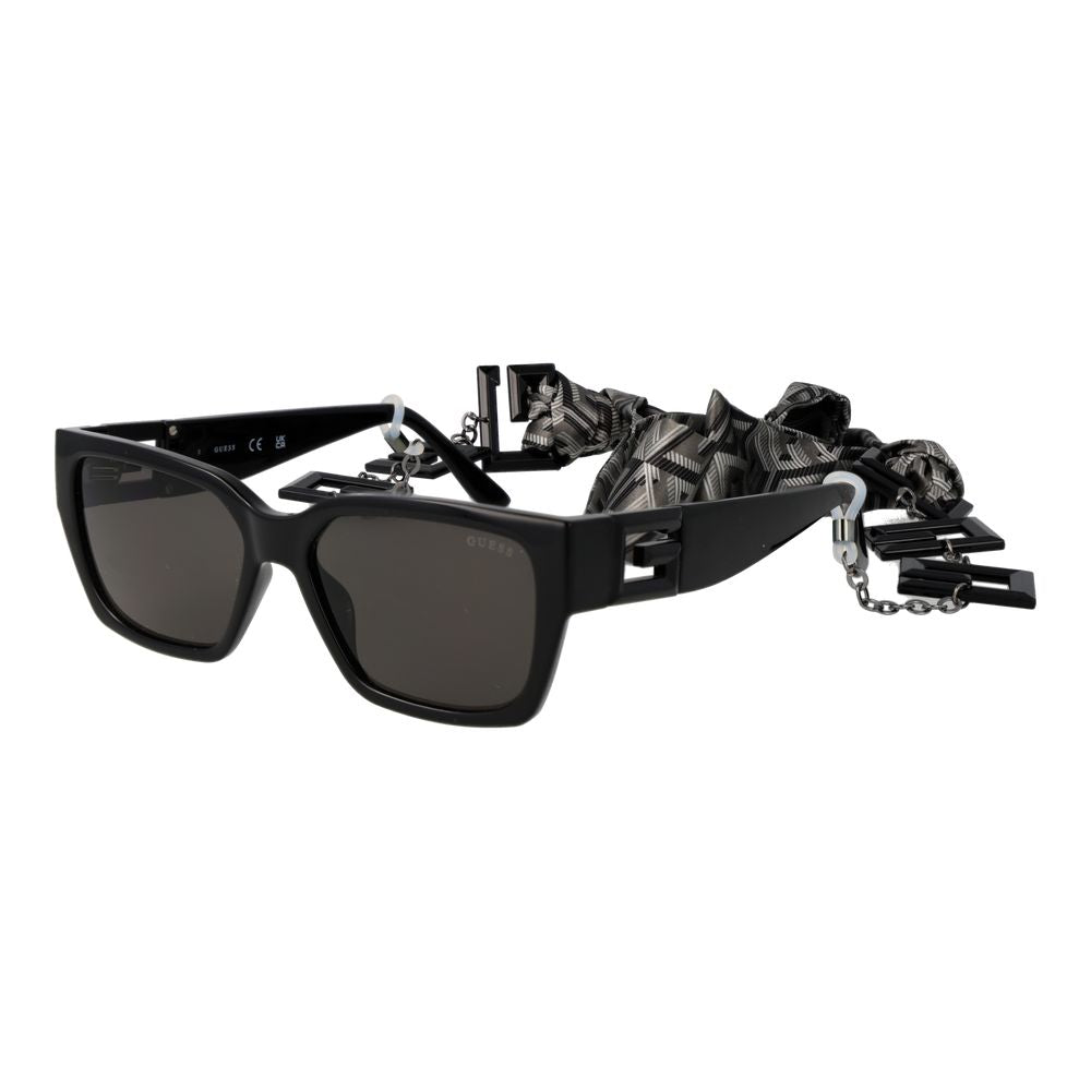 Guess Black Plastic  Sunglasses