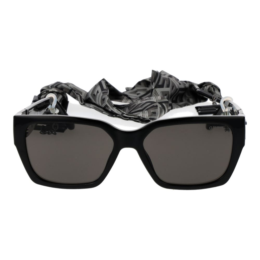 Guess Black Plastic  Sunglasses