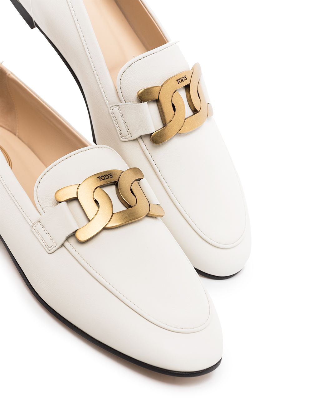 Tod's Women's Flat Shoes White