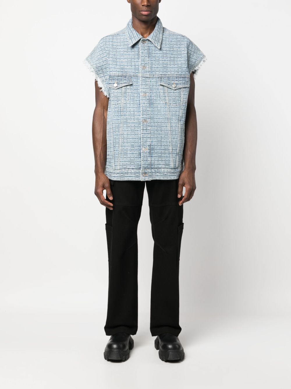Givenchy Men's Sweaters Clear Blue