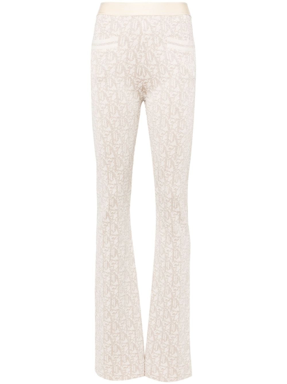 Palm Angels Women's Monogram Jacquard Knit Trousers