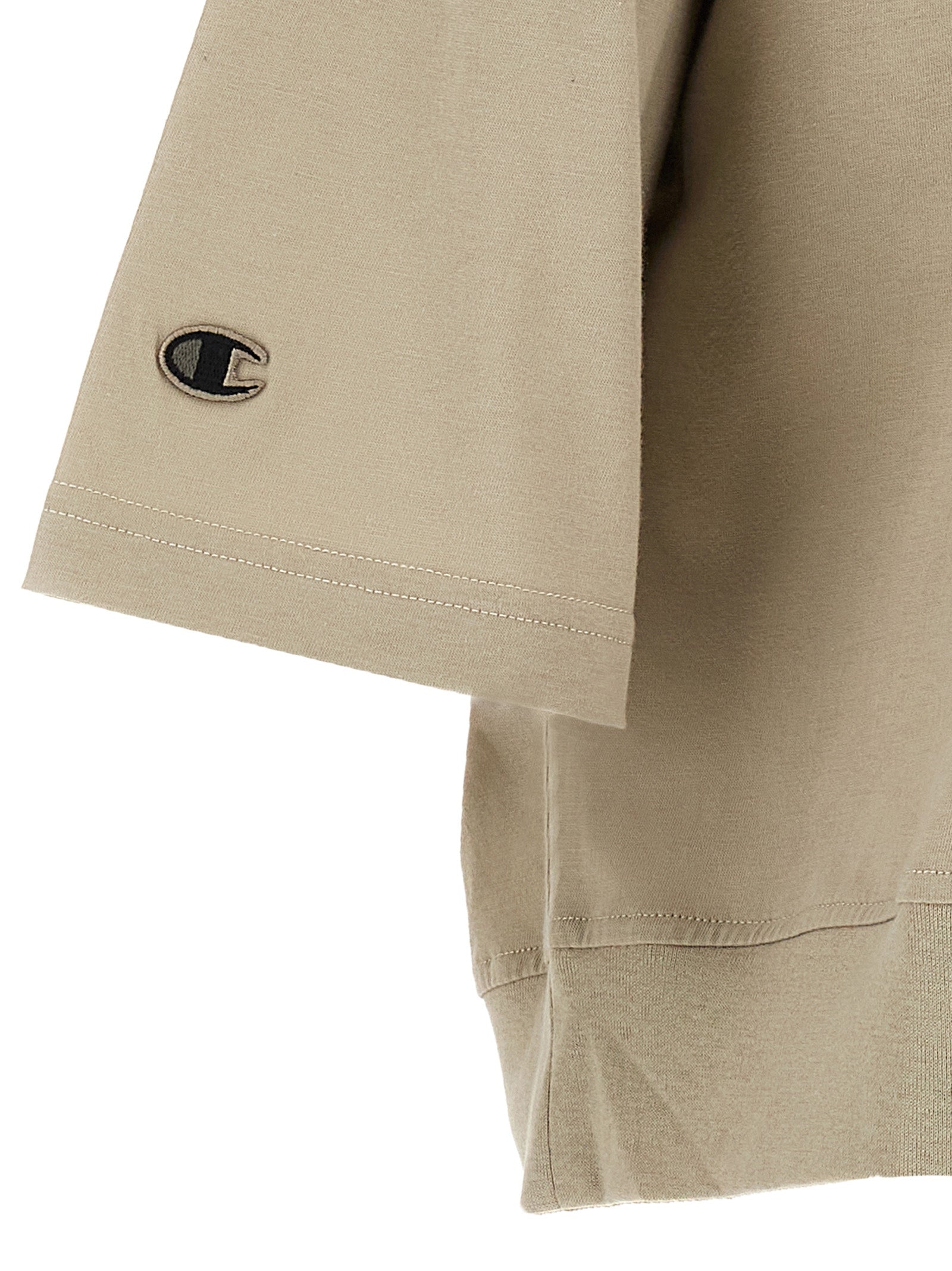 Rick Owens Gray Cotton Men's T-Shirt