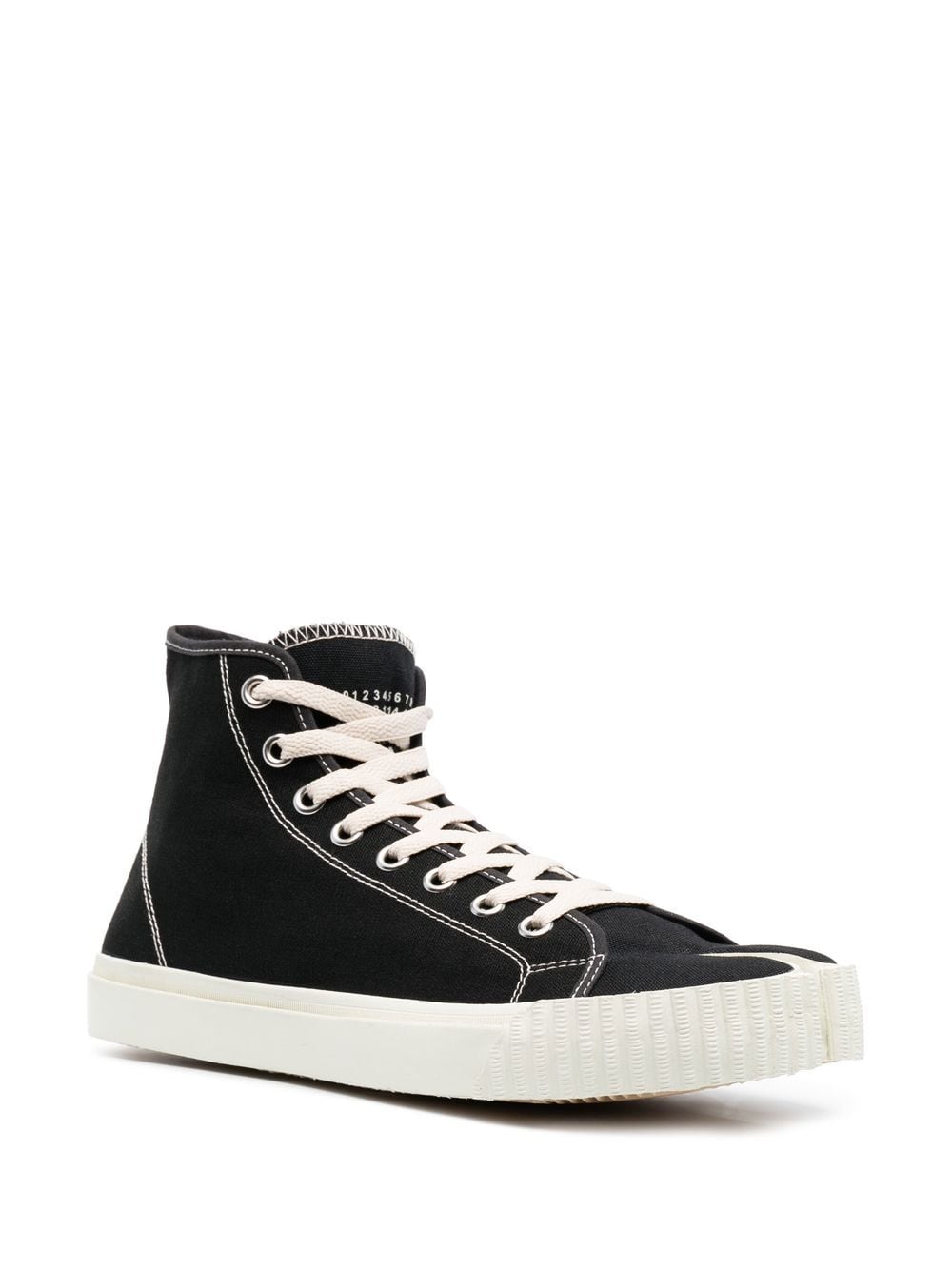Maison Margiela Men's Tabi High-Top Sneakers