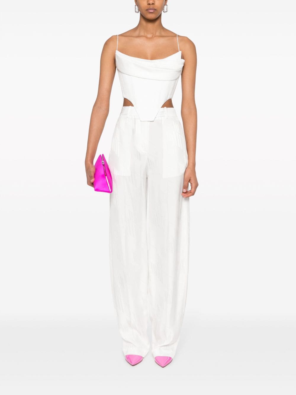 The Attico Women's Logo Trousers