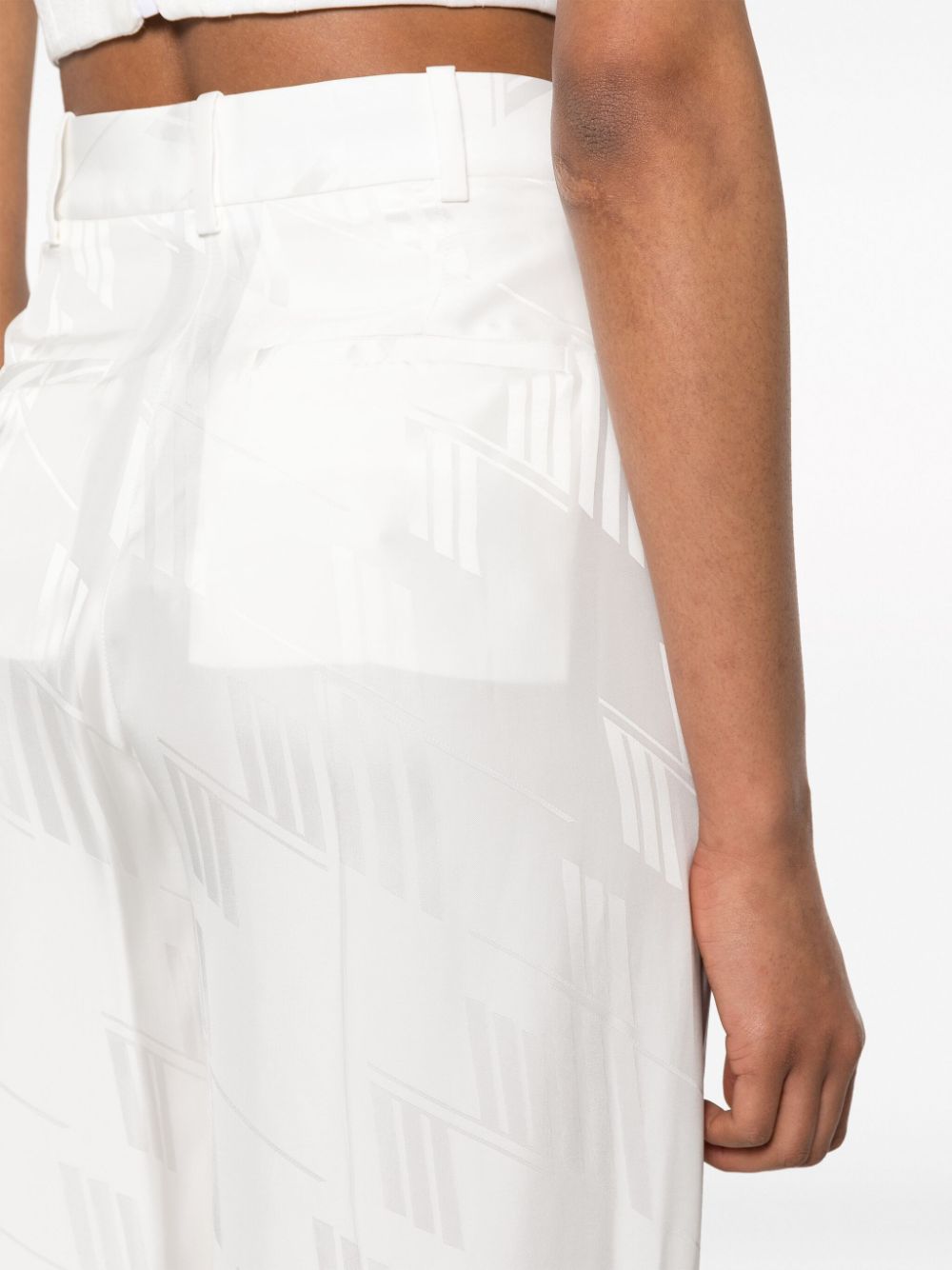 The Attico Women's Logo Trousers