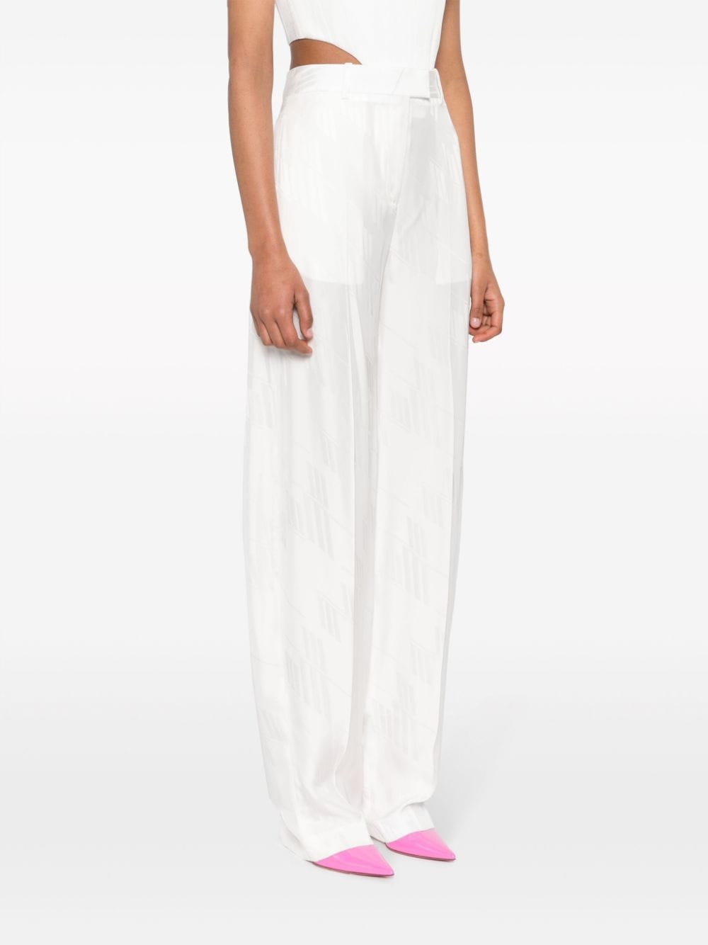 The Attico Women's Logo Trousers