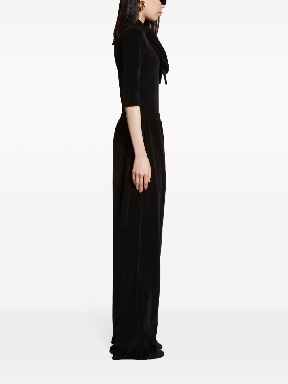 Balenciaga Women's Logo Embroidered Track Pants