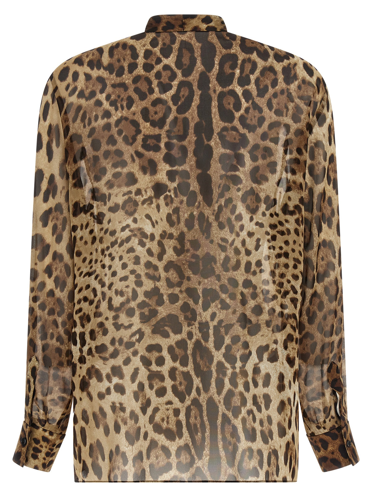 Dolce & Gabbana Brown Silk Women's Blouse