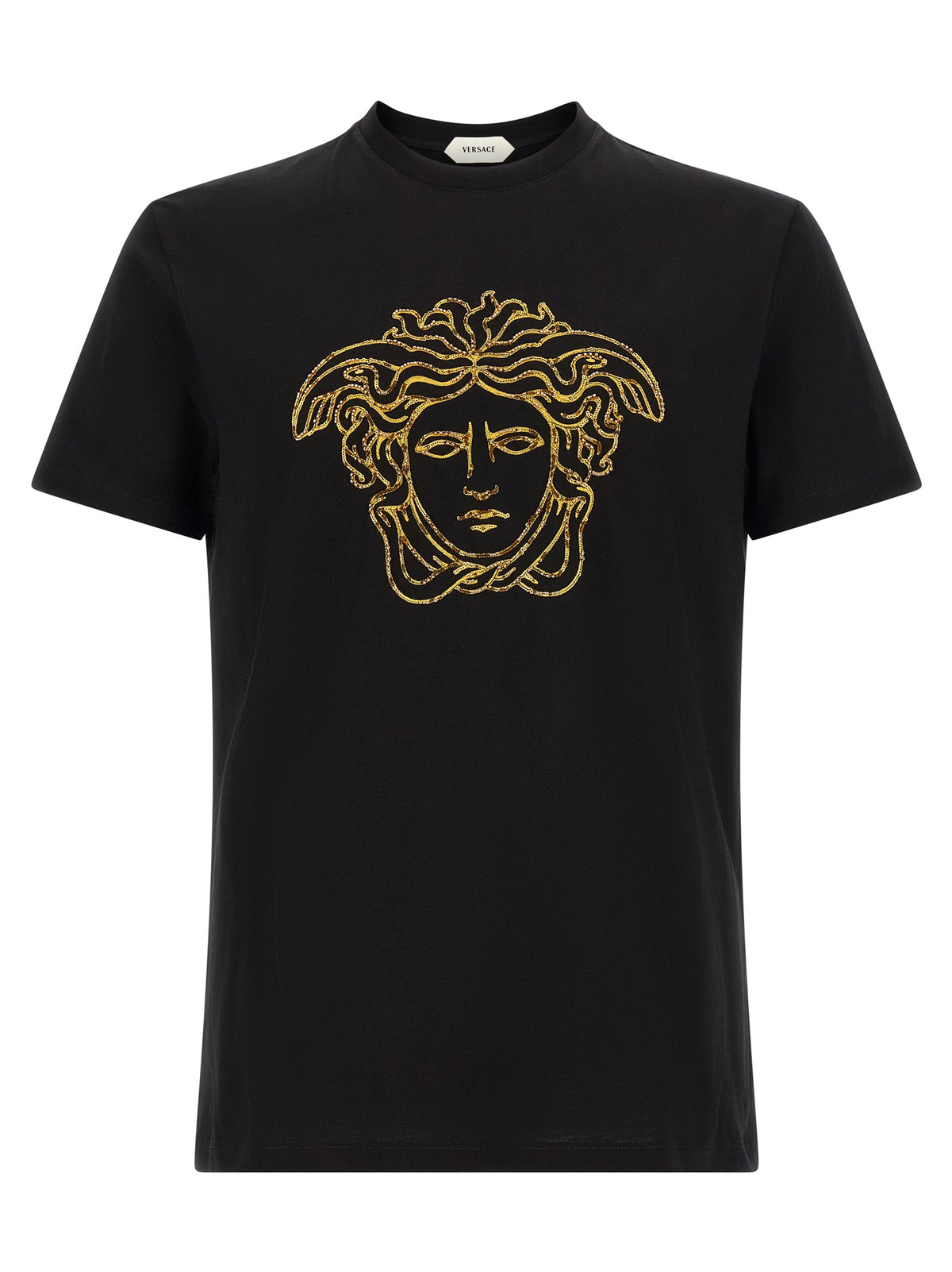 Versace Black Cotton Men's T-Shirt