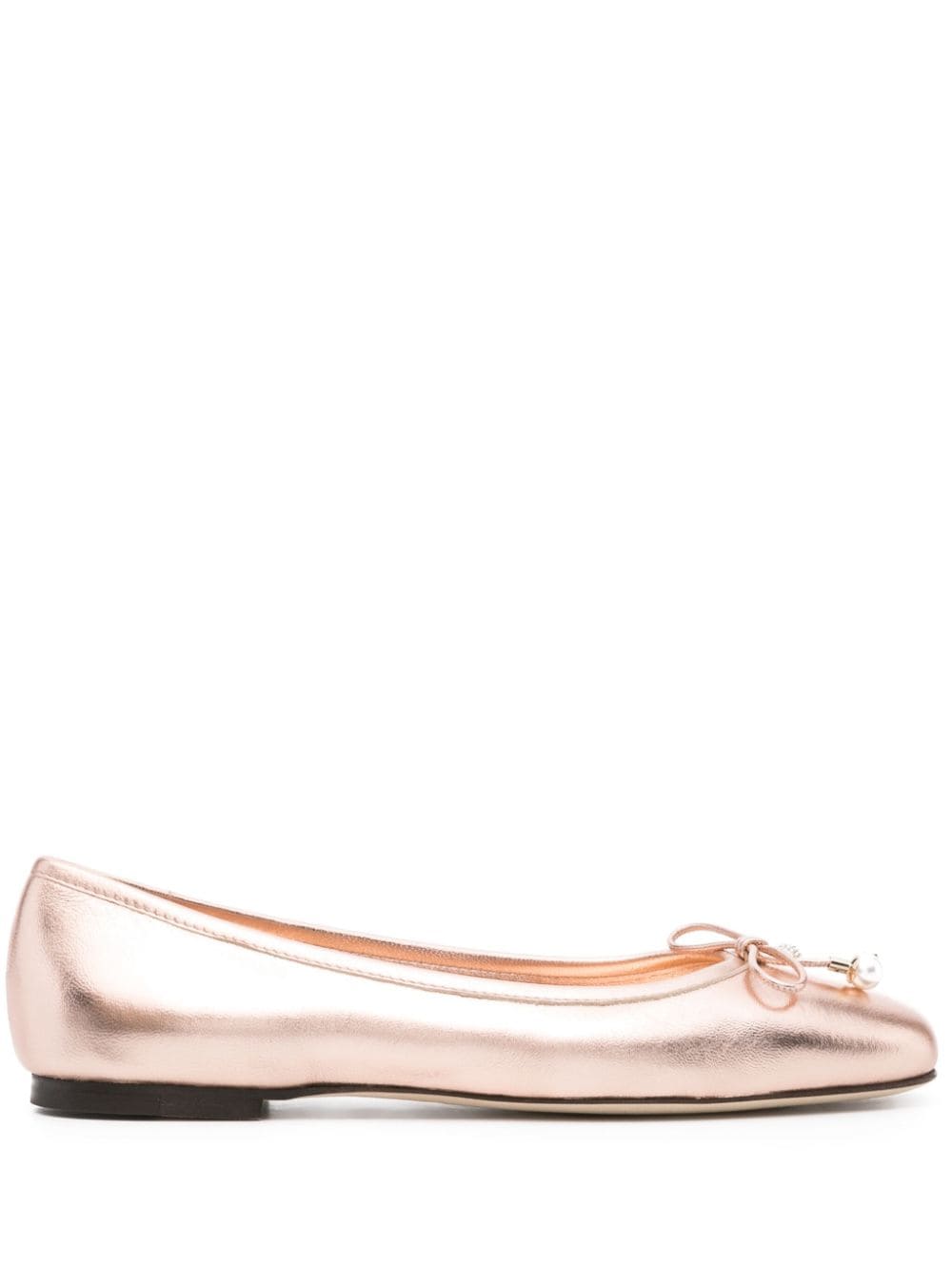 Jimmy Choo Women's Elme Metallic Ballerina Shoes