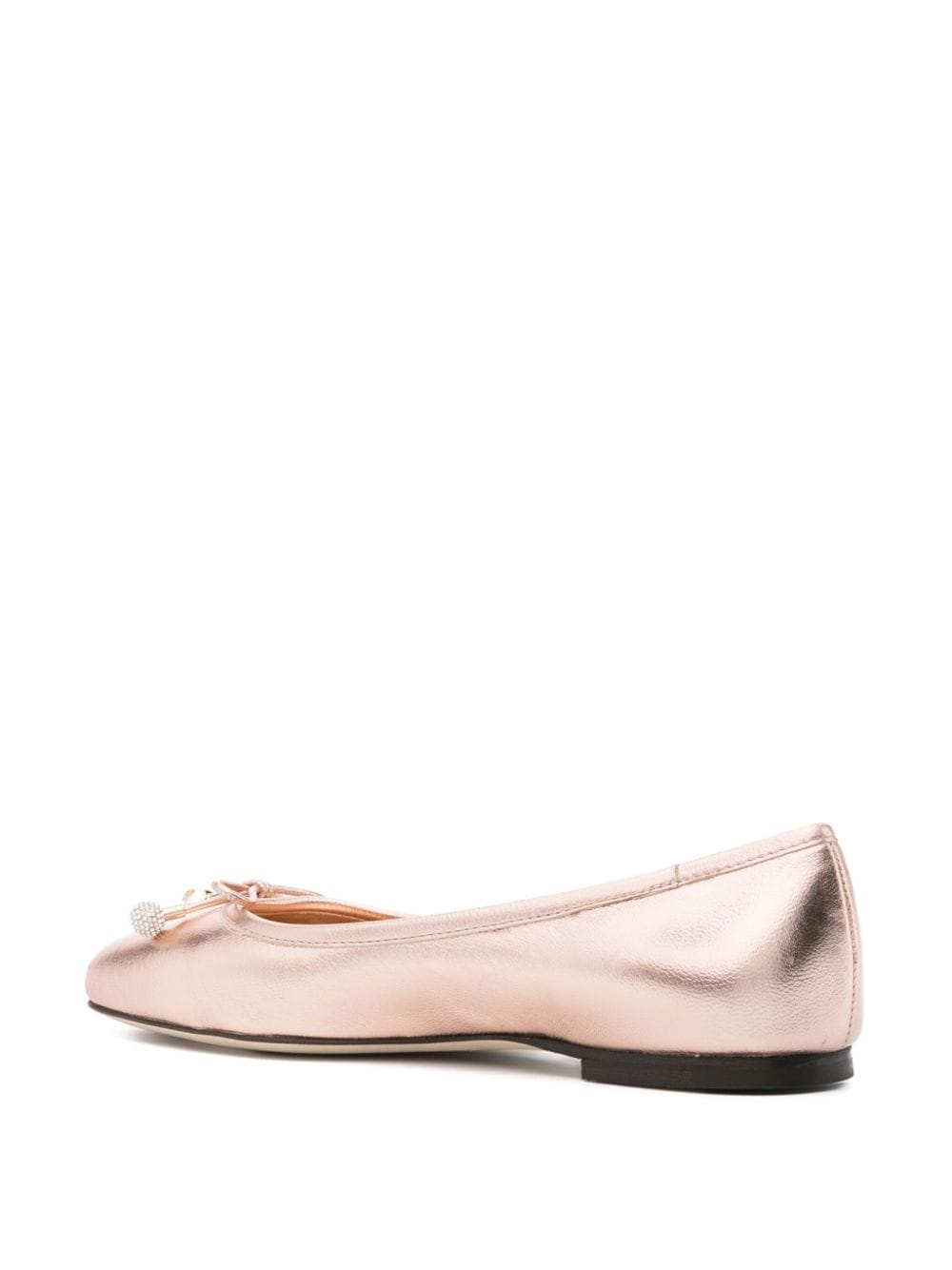 Jimmy Choo Women's Elme Metallic Ballerina Shoes