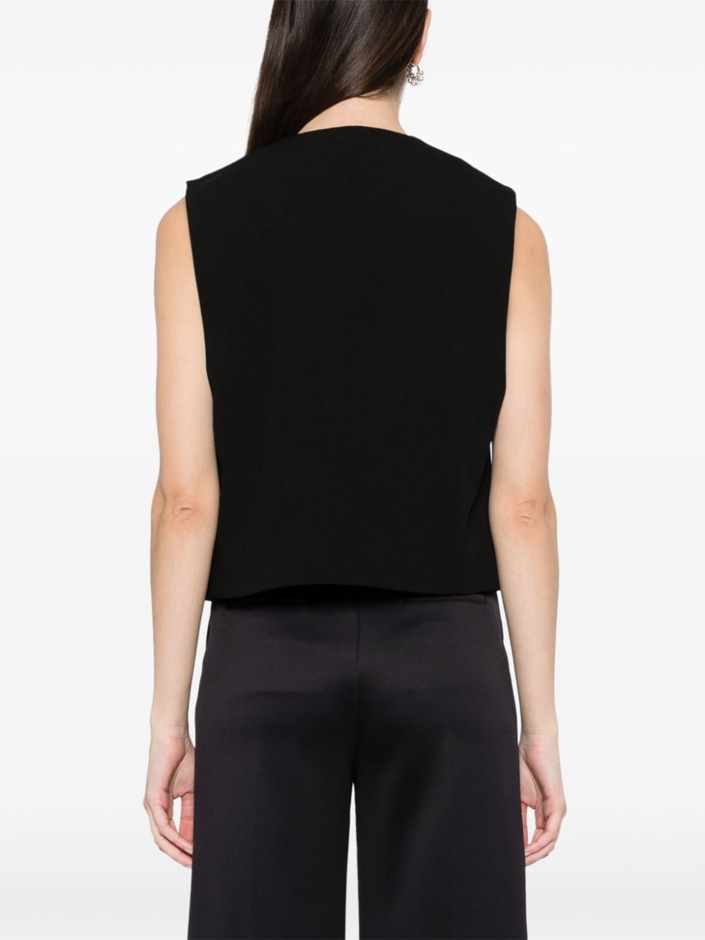 Ami Paris Women's Wool Sleeveless Jacket