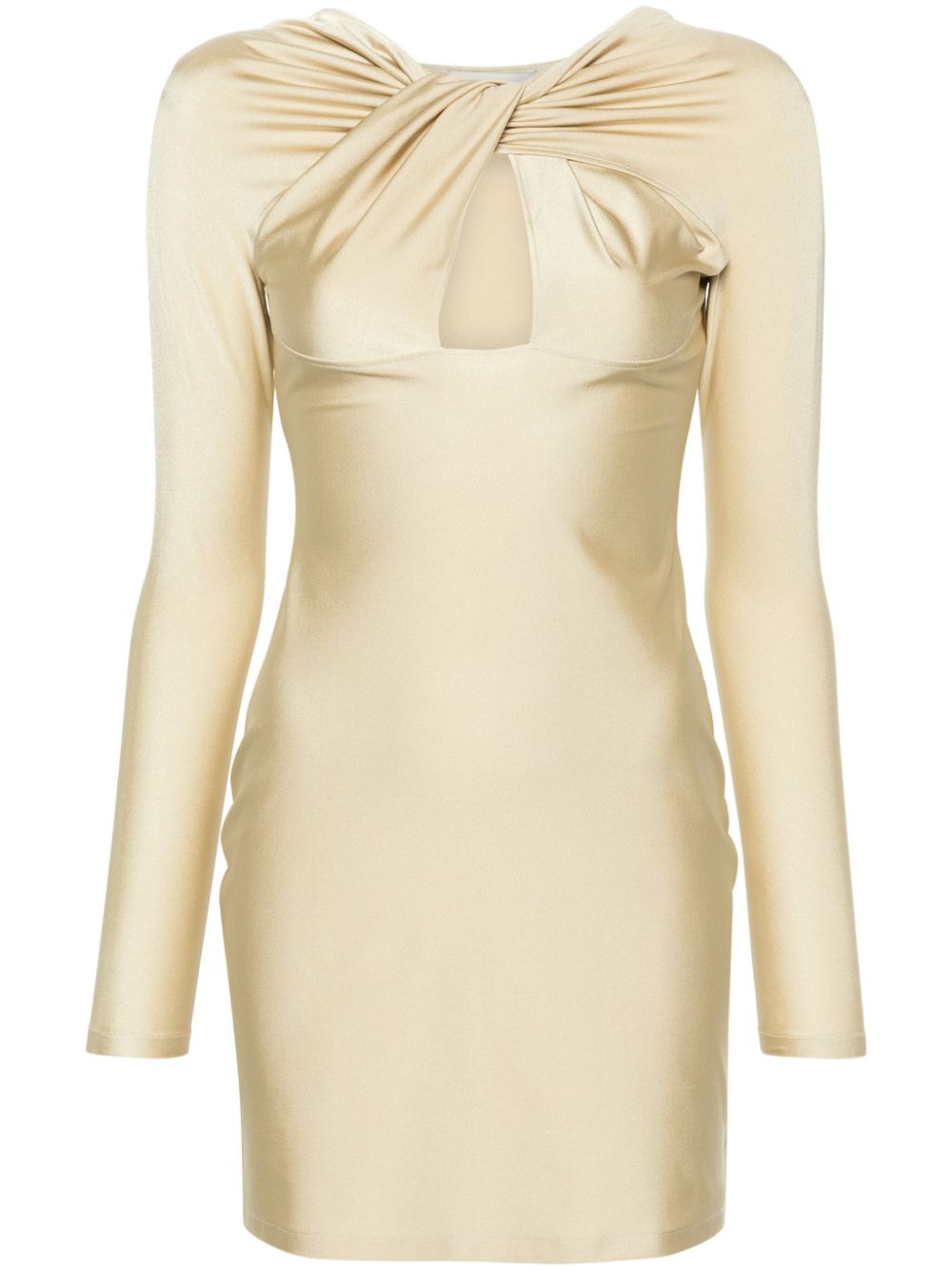 Coperni Women's Cut-Out Twisted Mini Dress