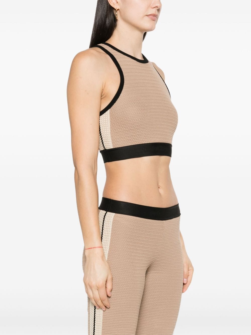 Palm Angels Women's Knitted Cropped Top