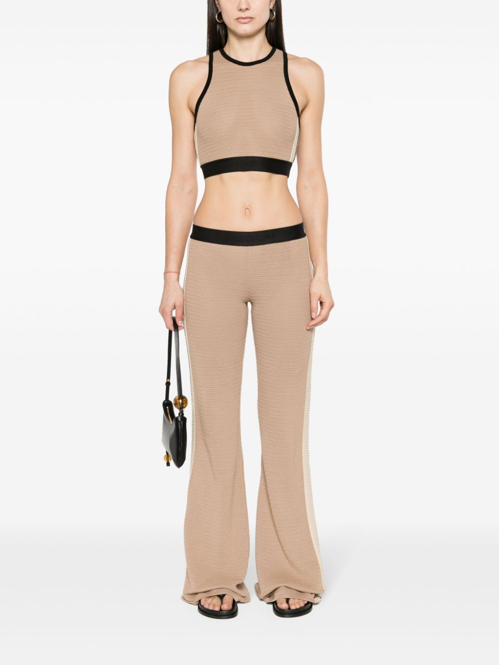 Palm Angels Women's Knitted Cropped Top