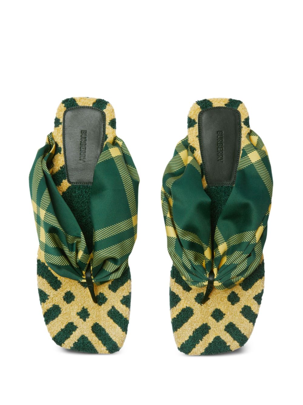 Burberry Women's Check Pool Flat Slides