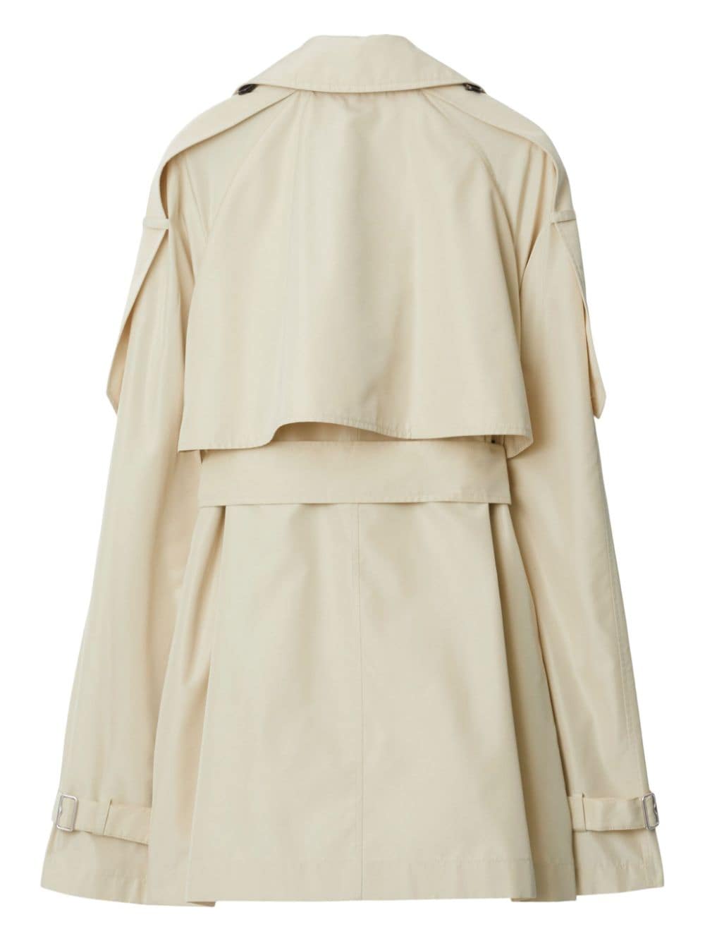 Burberry Women's Short Silk Trench Coat
