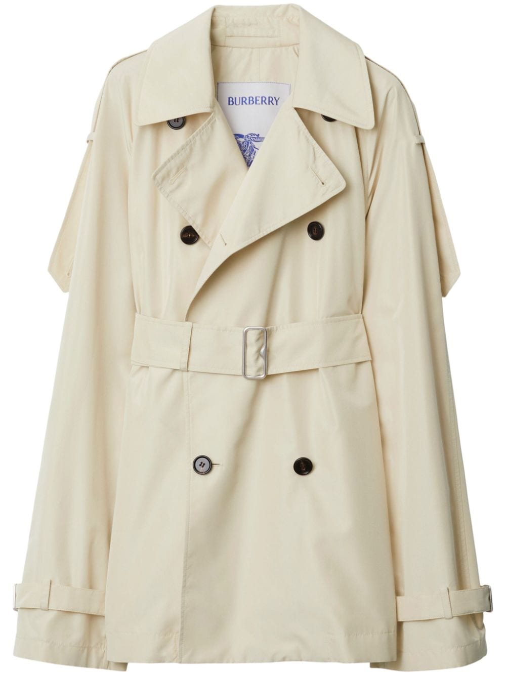 Burberry Women's Short Silk Trench Coat