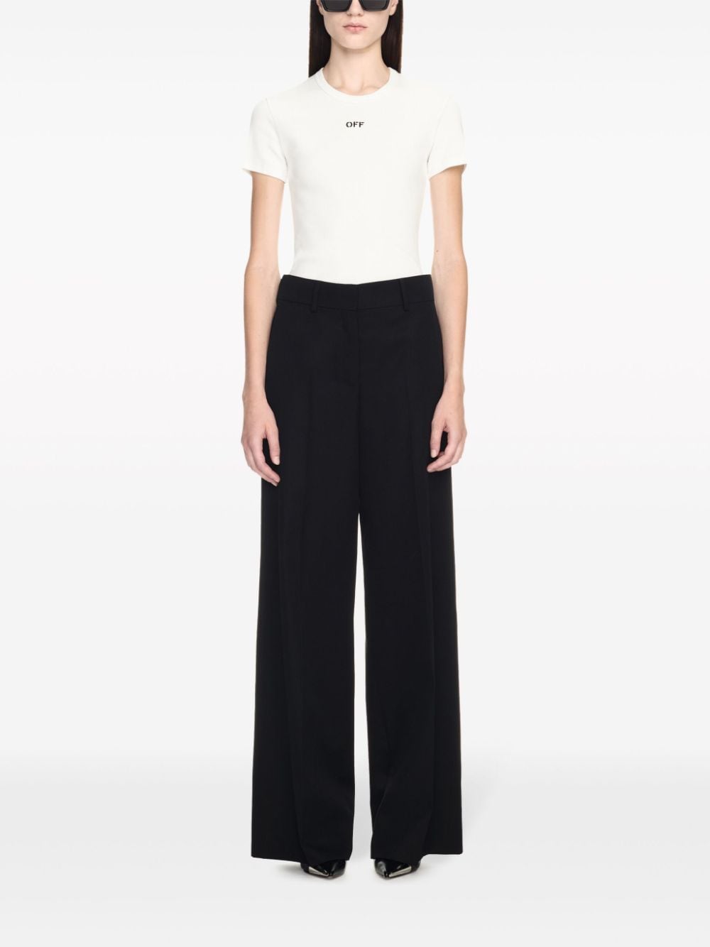 Off White Women's Formal Over Wool Trousers