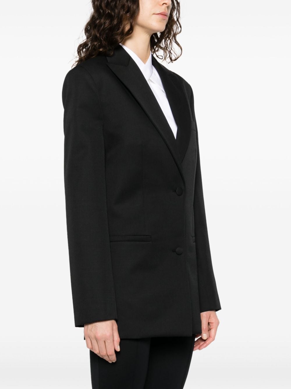 Off White Women's Single-Breasted Virgin-Wool Blazer