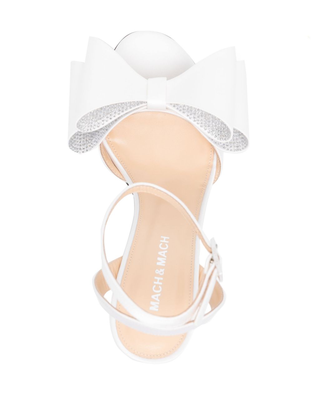 Mach & Mach Pre Women's Le Cadeau'' Round Toe Satin Sandals