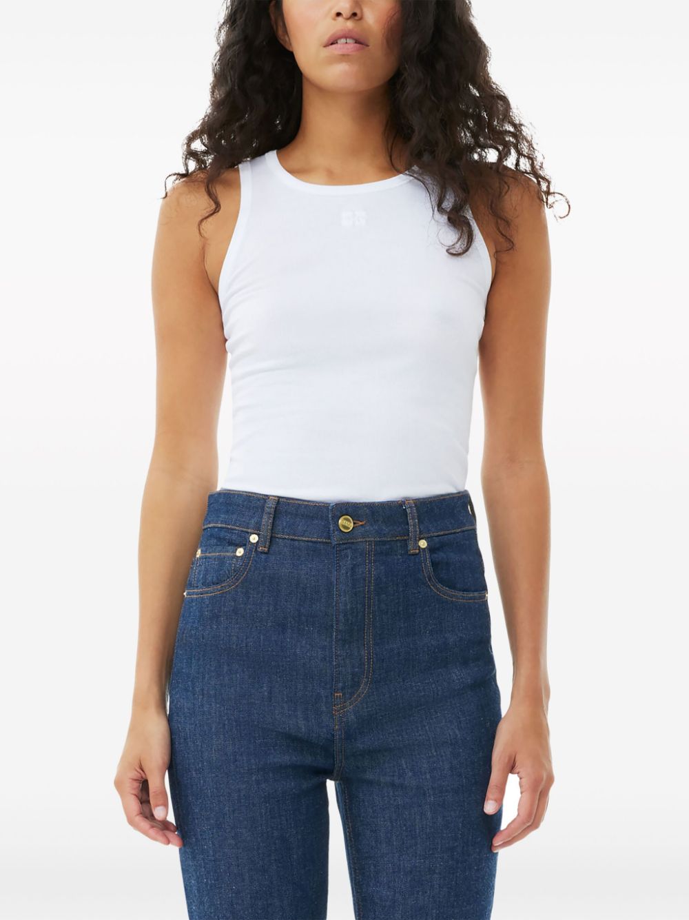 Ganni Women's Top White
