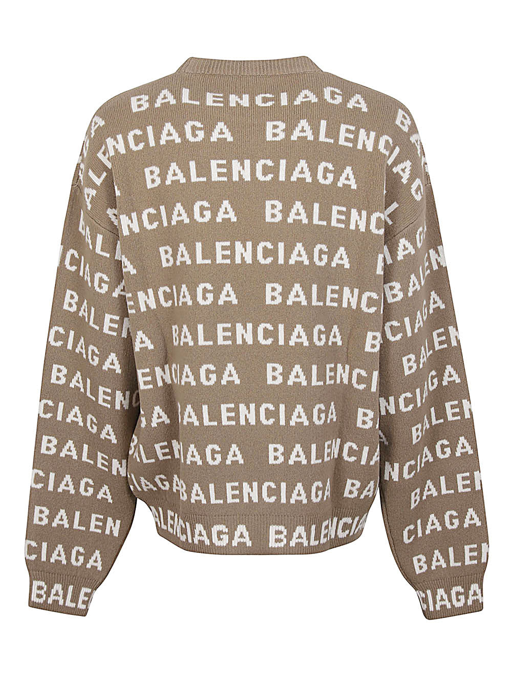Balenciaga Men's Intarsia Logo Sweater