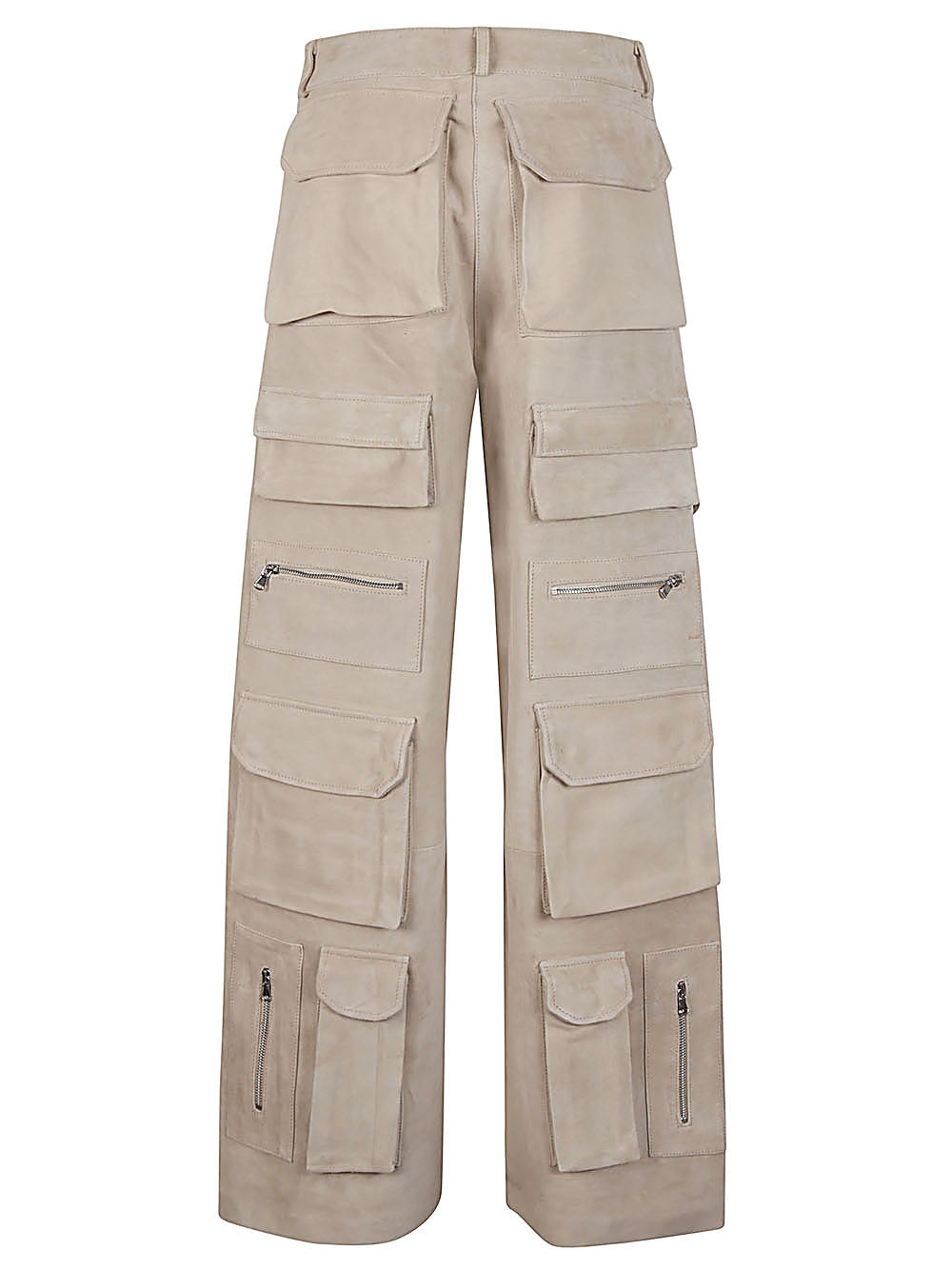 Fermas.Club Women's Suede Cargo Trousers